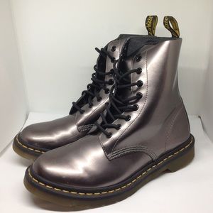 pewter doc martens